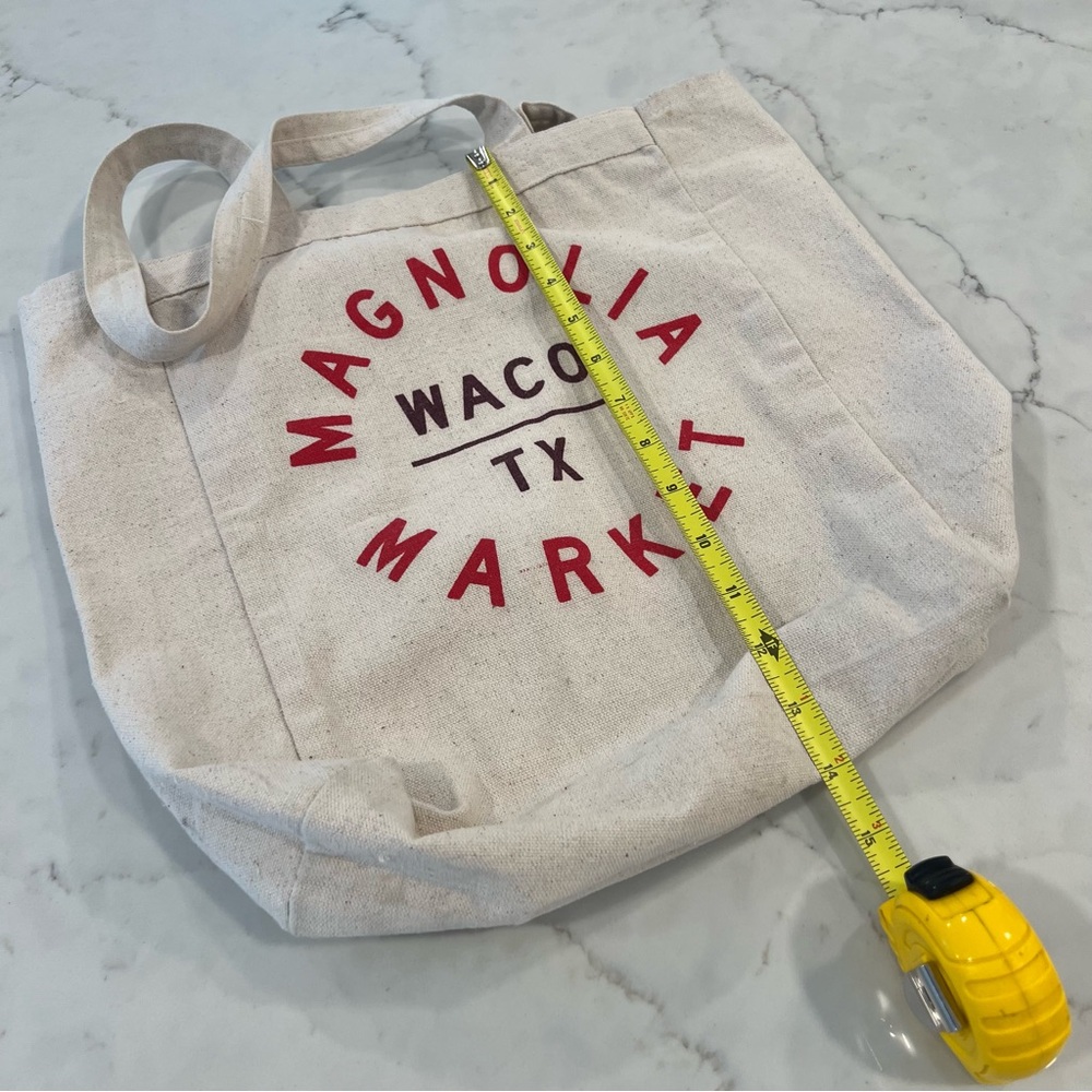 Magnolia Market Cream Tote Bag - Picture 5 of 6